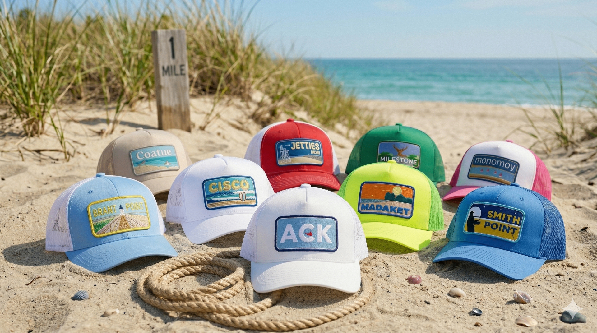 Nantucket Island Map — Explore Every Patch | ACK HATS™